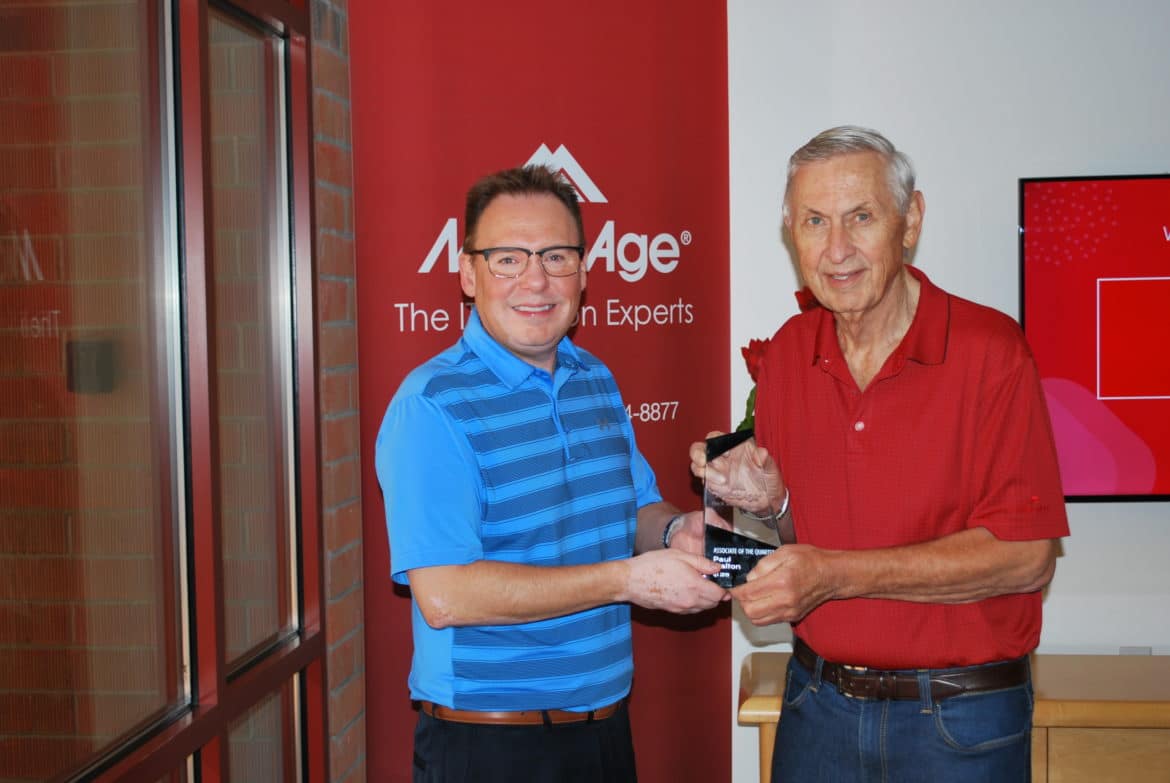 Paul Walton and Jeff McKeever at MicroAge