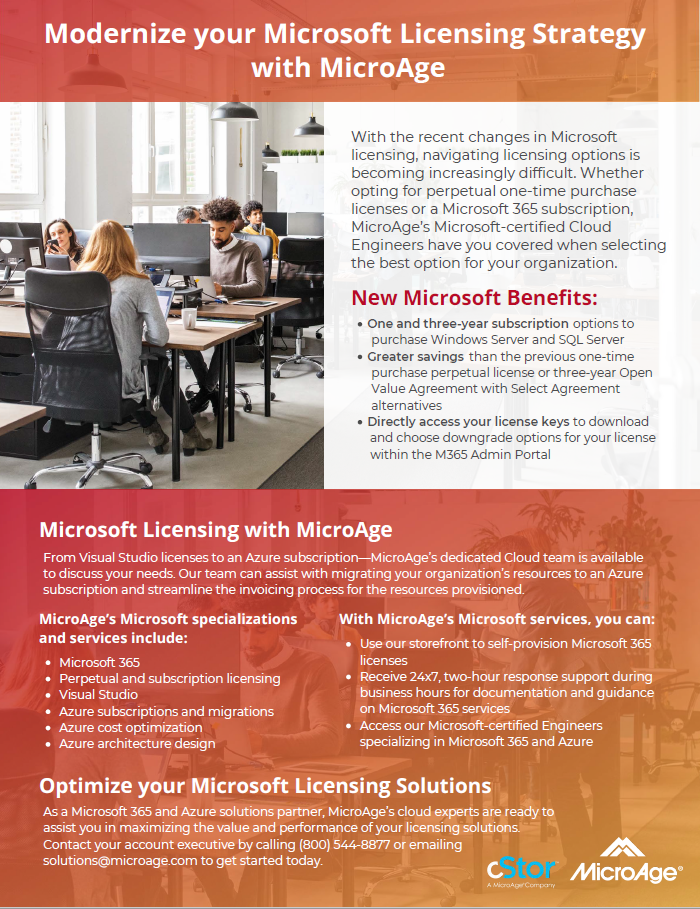 MicroAge Microsoft Licensing Services