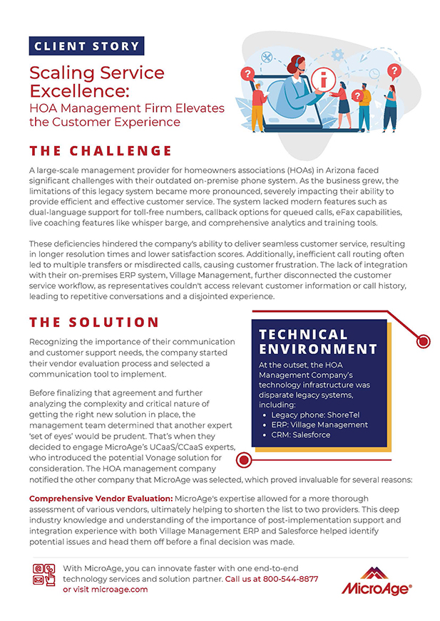 Scaling Service Excellence: HOA Management Firm Elevates the Customer Experience
